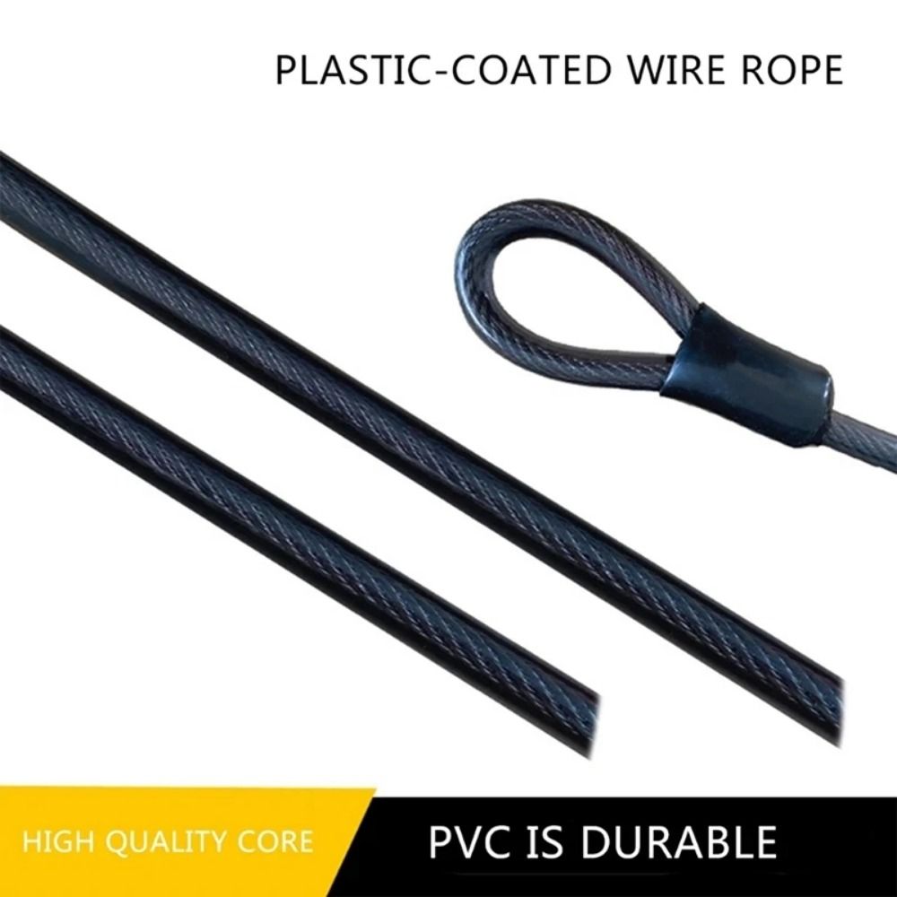 Cable Lock Flexible - Câble antivol pour vélo, flexible, pliable,