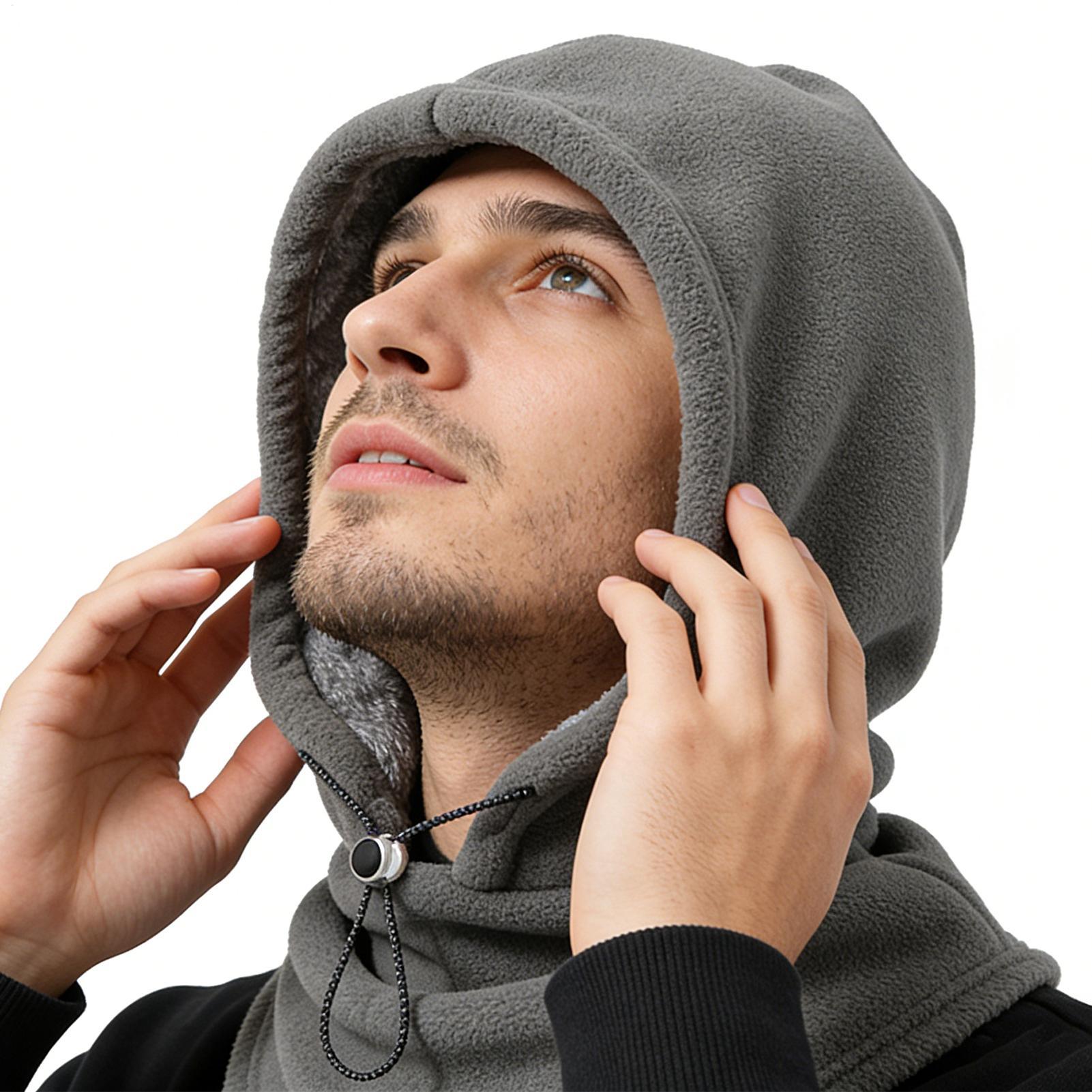Cycling To Work - Cagoule polaire coupe-vent chaude réglable avec