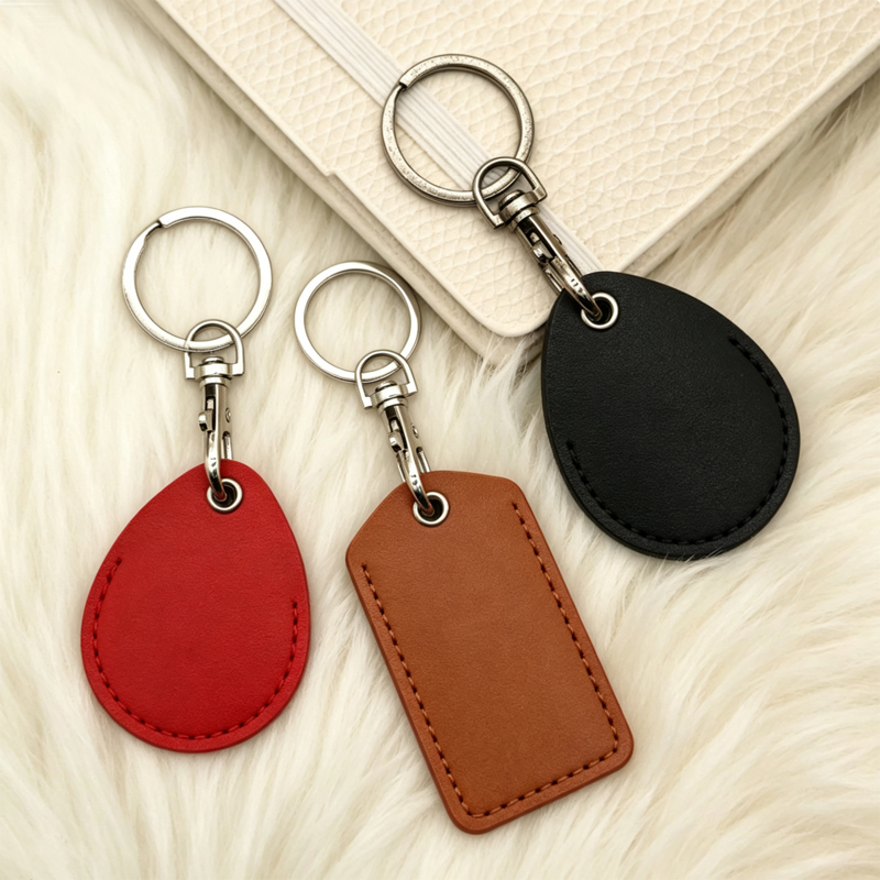 Porte-cartes d'accès en cuir a - Chain Lock Combination avis et prix