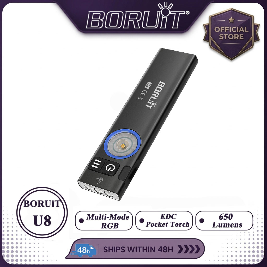 BORUiT U8 650LM EDC lampe de p - Cycling To Work avis et prix