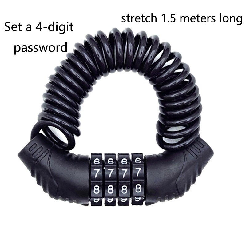 Cadenas portable à combinaison - Cable Lock Flexible avis et prix